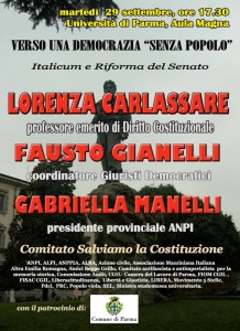Verso una democrazia “senza popolo” – convegno