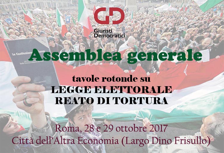 Assemblea Nazionale 28 e 29 ottobre 2017