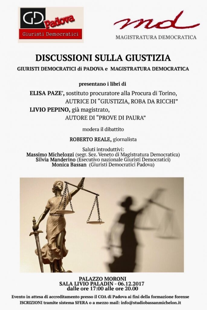 Discussioni sulla giustizia – convegno