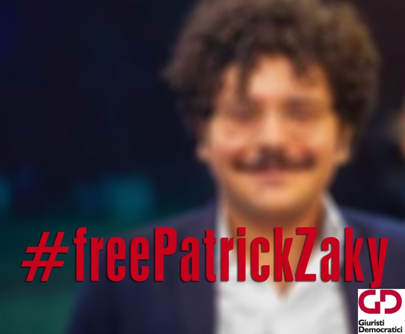 I G.D., insieme alle altre associazioni della rete “In difesa di” e della Rete della Pace, tornano a chiedere l’intervento delle Autorità italiane a tutela della salute di Patrick Zaky