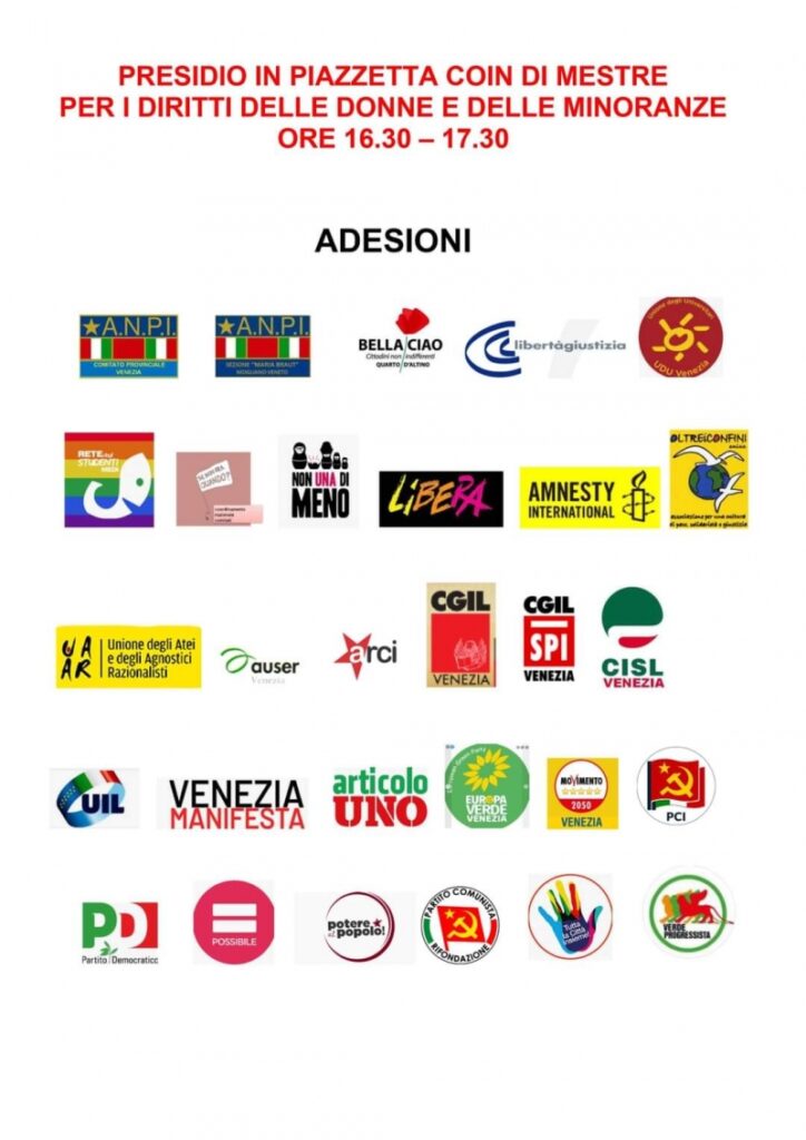 Sab. 23.10.’21 a Mestre: Quale futuro per l’Afghanistan e per i diritti delle donne?