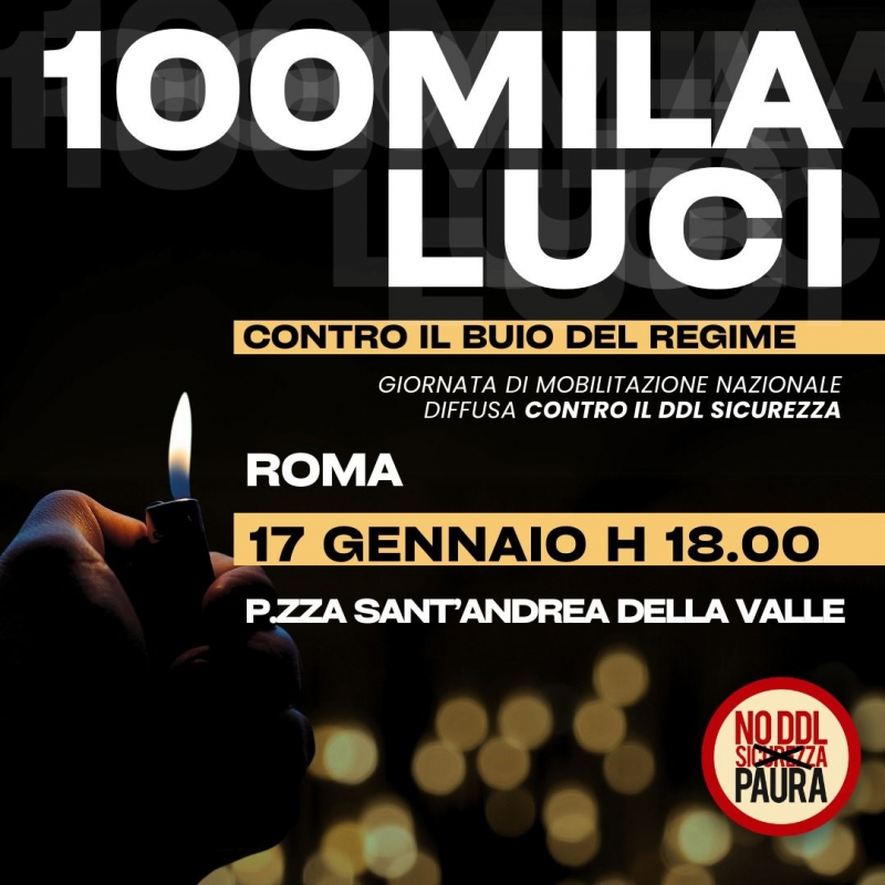 Due giornate intense per i nuovi appuntamenti della Rete No DDL Sicurezza – A pieno regime