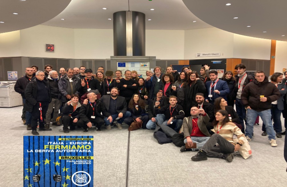A Bruxelles con la Rete nazionale A pieno Regime – No DDL Sicurezza