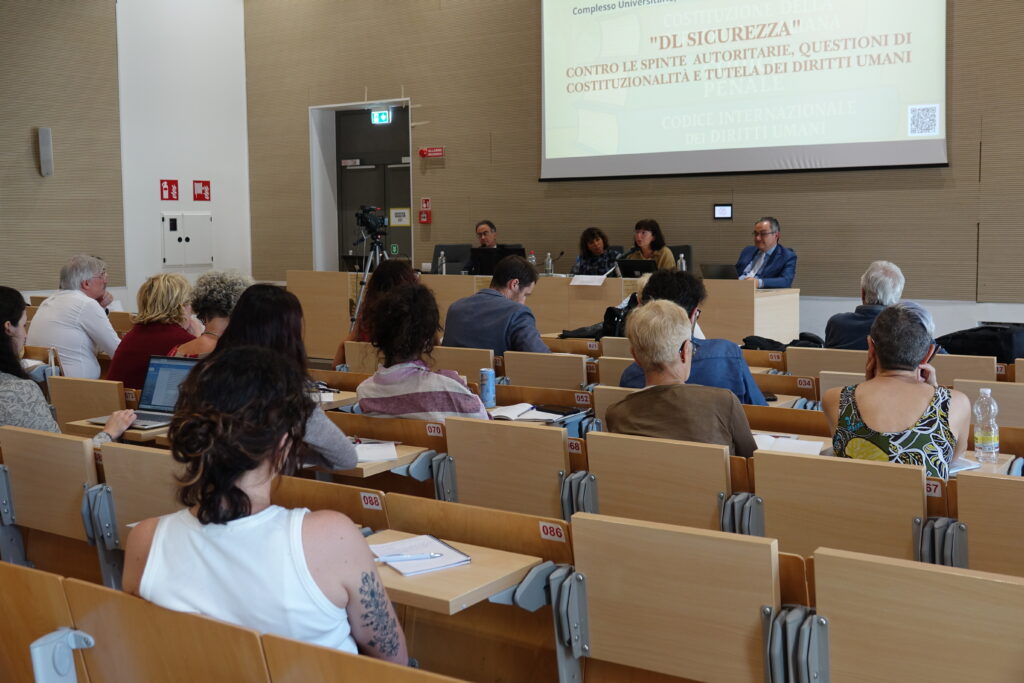 Interventi video del Convegno a Padova il 21 giugno 2025 sulla Legge Sicurezza